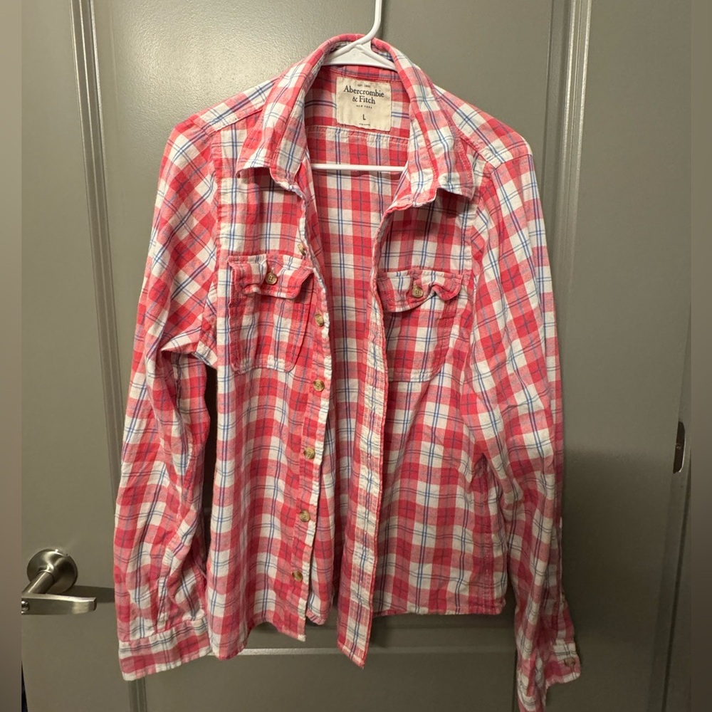 Abercrombie Flannel Size Large
